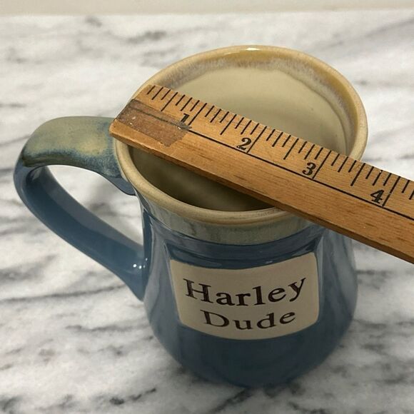 Harley Dude Blue and Cream Mug - Picture 7 of 9